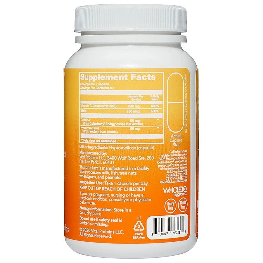 Vital Proteins Morning Get Up & Glow Capsules 4