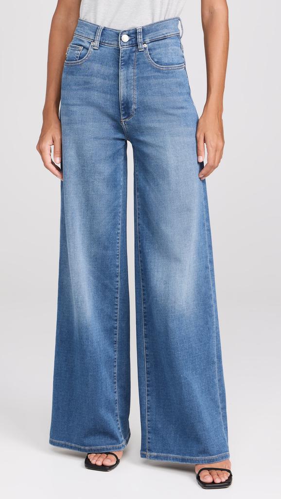DL1961 Softwear Hepburn Wide Leg High Rise Jeans