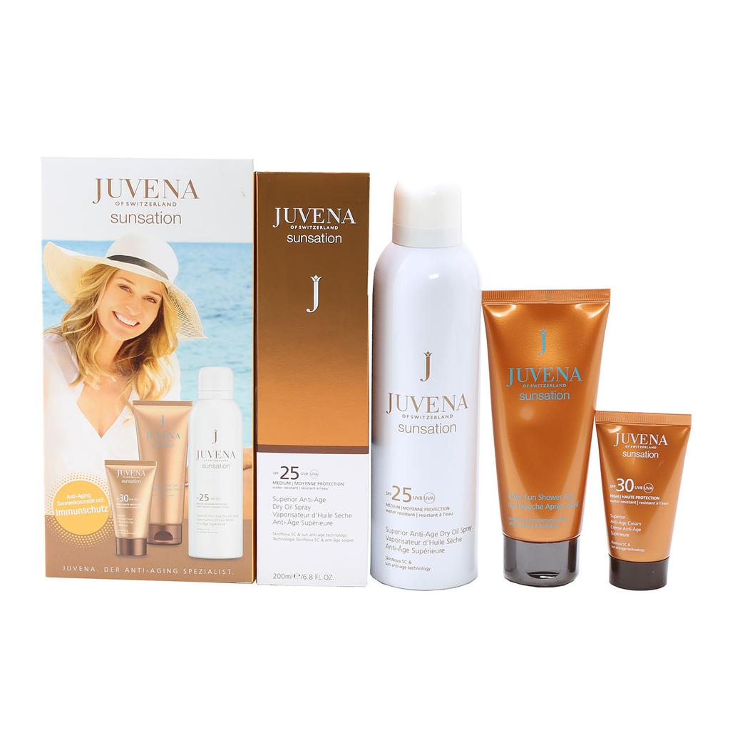 JUVENA SUNSATION SET 3 PCANTI AGING DRY OIL/SG/CREAM