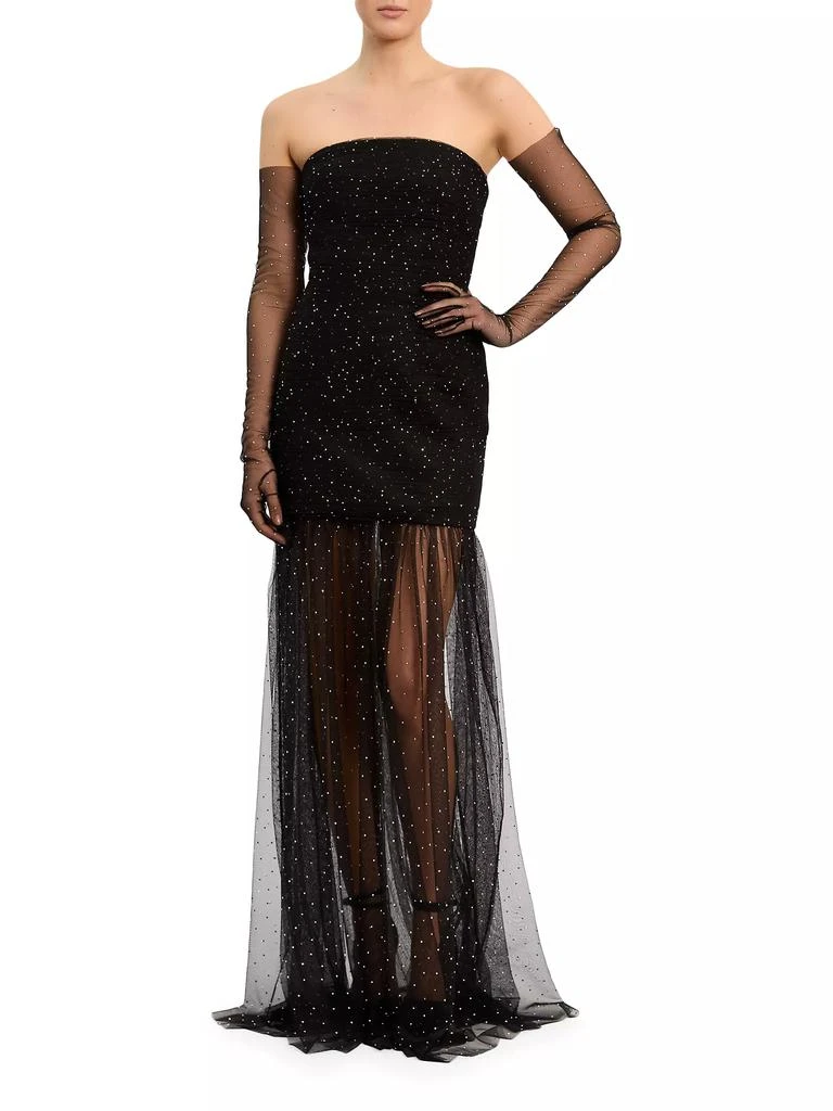 Rebecca Vallance Lilah Shimmer Strapless Gown 3