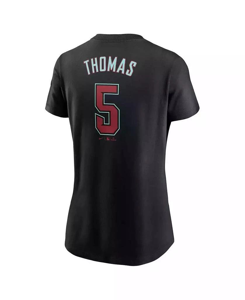 NIKE Women's Alek Thomas Black Arizona Diamondbacks 2024 Fuse Name and Number T-shirt 2