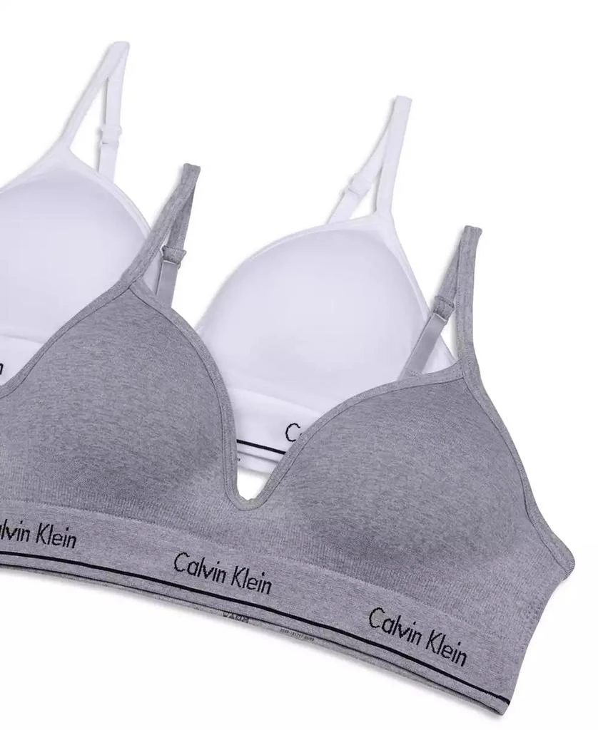 Calvin Klein Big Girls Seamless Hybrid Bra, Pack of 2 3