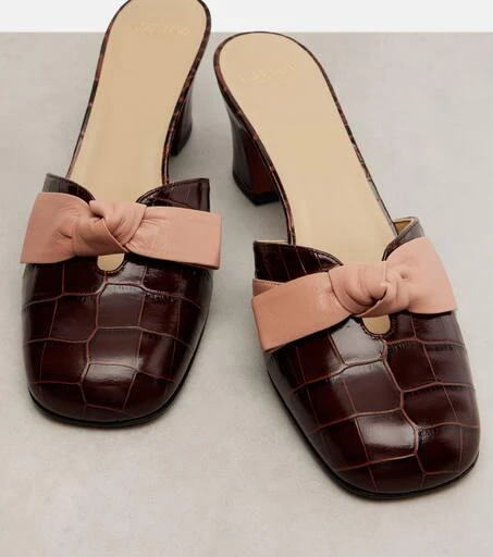 Valentino Knotty 60 leather mules 5