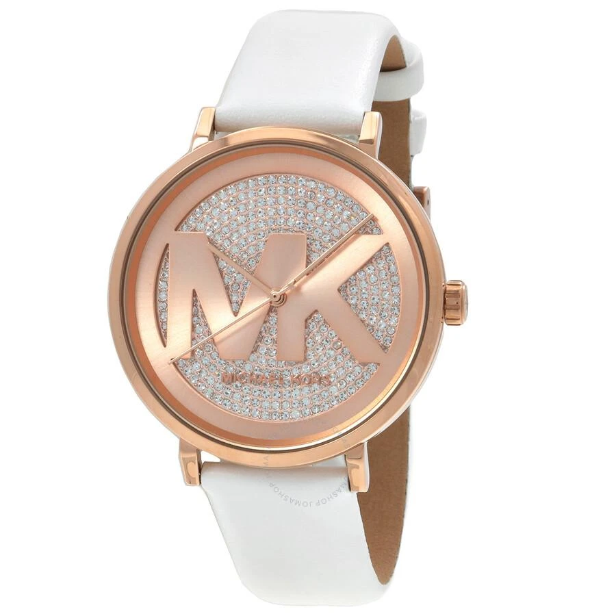 Michael Kors Michael Kors Addyson Quartz Crystal Embellished Dial Ladies Watch MK2958 1