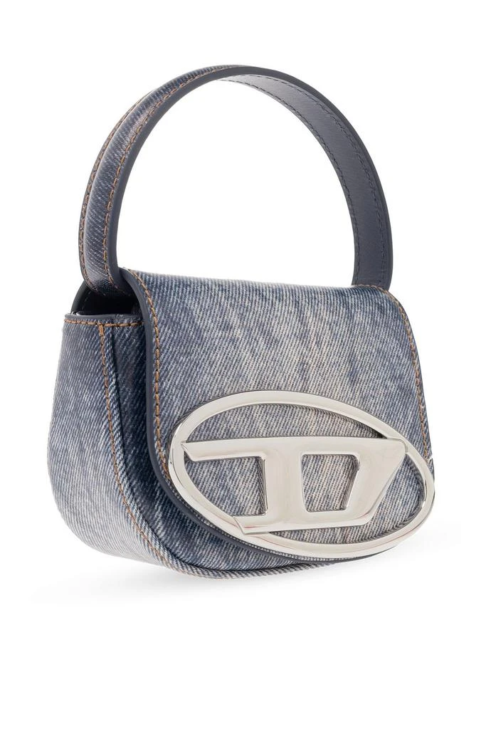 Diesel Diesel 1 Dr Loho Plaque Denim Mini Tote Bag 3