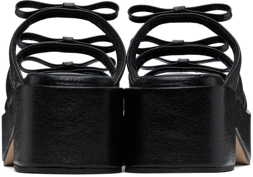 Marge Sherwood Black Ribbon Sandals 2