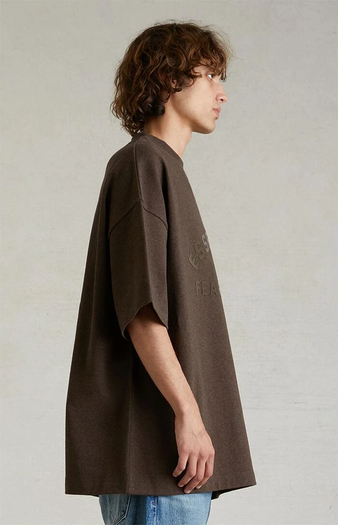 Essentials Heather Wood Heavy T-Shirt 3