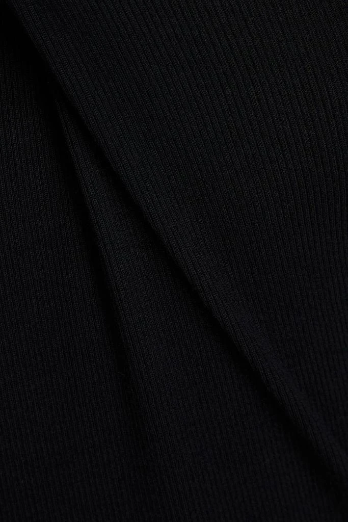 FRAME Ribbed modal-blend jersey turtleneck top 4