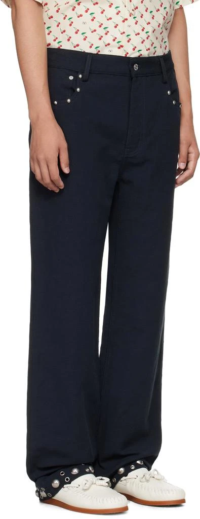 Valentino Black Studded Trousers 2