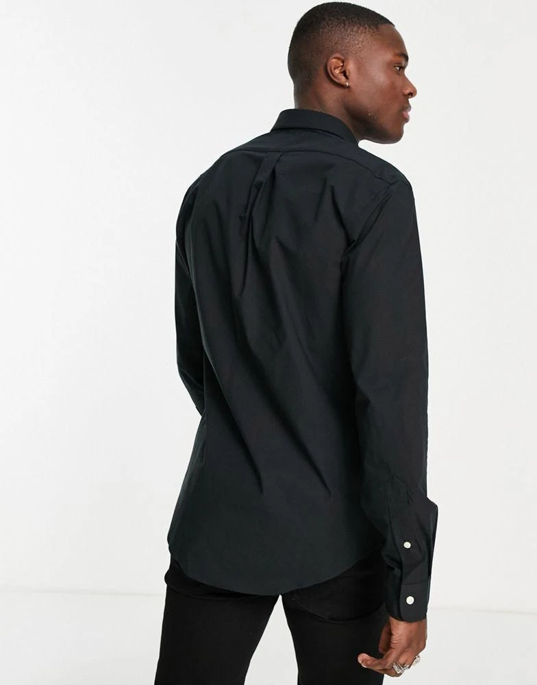 Ralph Lauren Polo Ralph Lauren slim fit stretch poplin shirt in black 3
