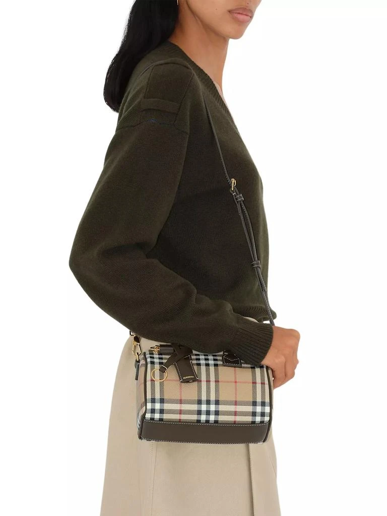 Burberry Mini Signature Check Bowling Bag 3