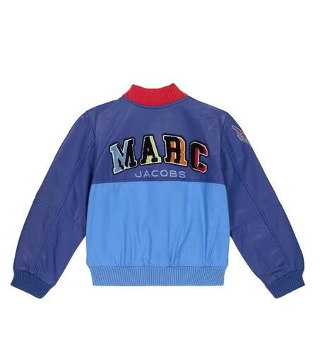 Marc Jacobs Leather-paneled bomber jacket 3