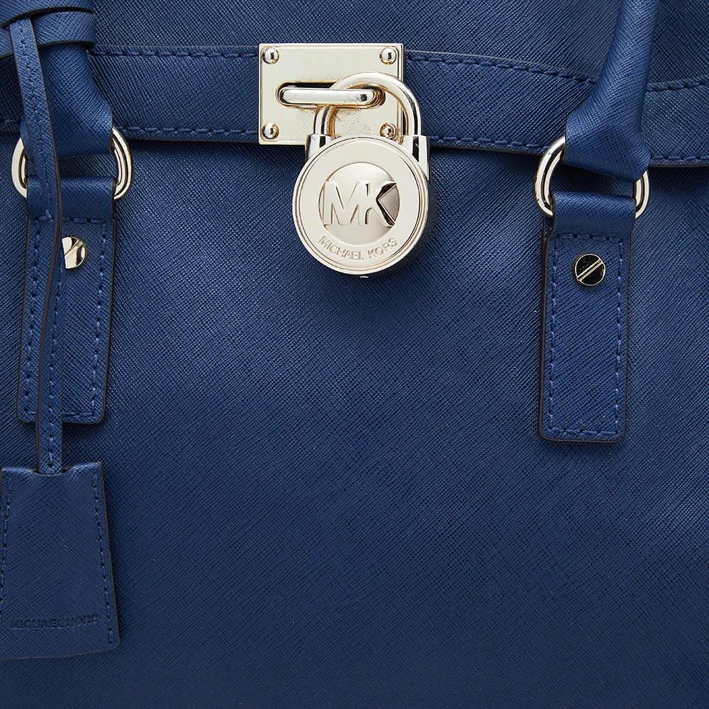 Michael Kors MICHAEL Michael Kors Blue Saffiano Leather Large Hamilton Tote 5