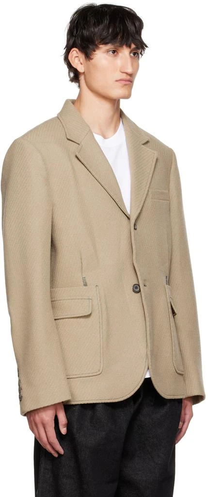 ADER error Beige Brushed Blazer 2