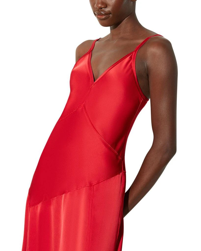 MAX&Co MAXCo. Satin Bias Cut Slit Maxi Dress 4