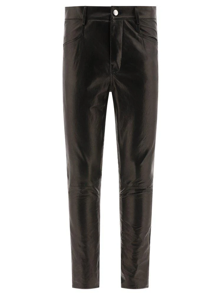 Rick Owens Rick Owens Tyrone Straight-Leg Leather Trousers 1