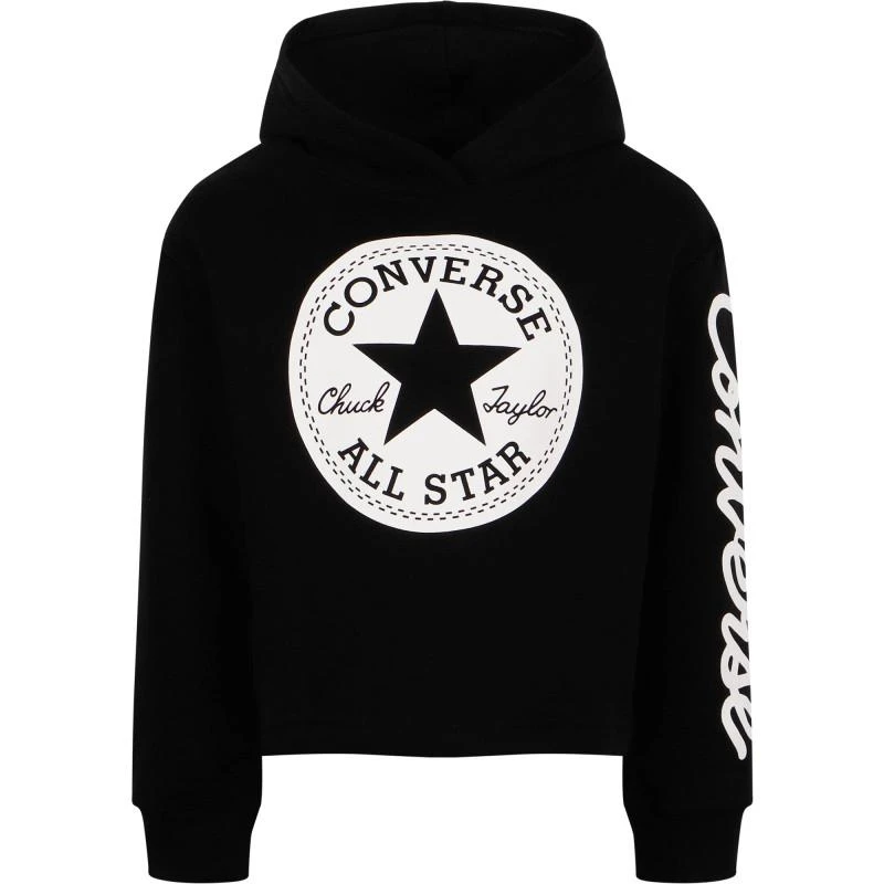 Converse Logo hoodie in black 1