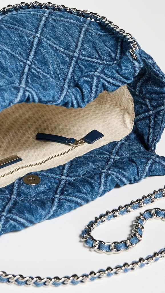 Tory Burch Fleming Soft Denim Drawstring Bag 5