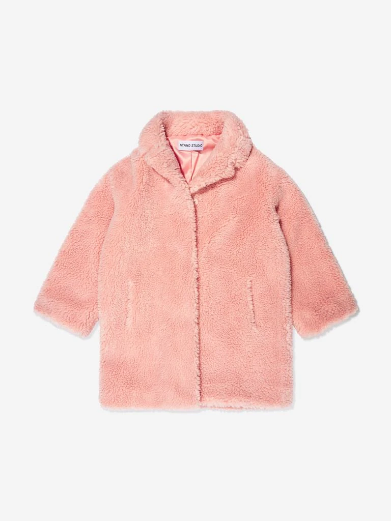 STAND STUDIO Stand Studio Girls Faux Fur Camille Cocoon Mini Coat 1