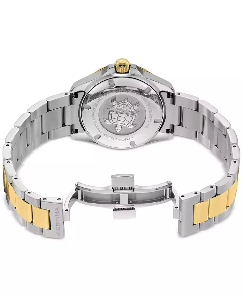 Certina Women's Swiss Automatic DS Action Lady Diamond Accent Two-Tone Stainless Steel Bracelet Watch 35mm 4