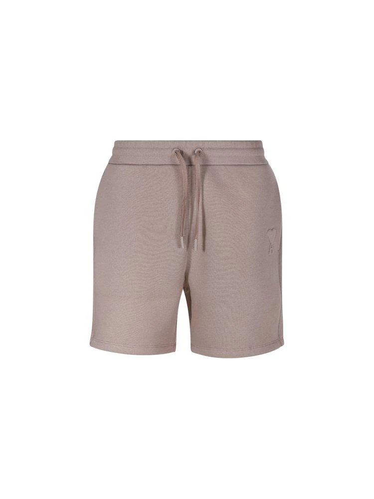 AMI AMI Paris Logo Embossed Drawstring Shorts 1