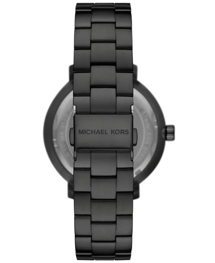 Michael Kors Men's Blake Three-Hand Date Black Stainless Steel Watch 42mm 4