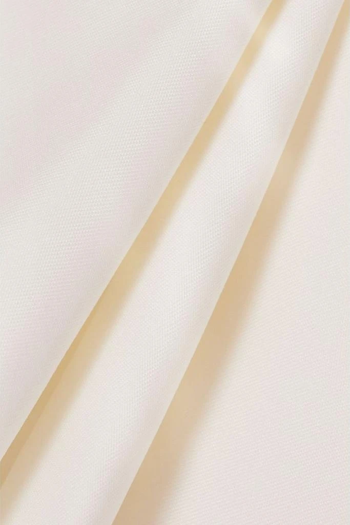 RIME ARODAKY Oia backless silk-organza, grain de poudre and broderie anglaise cotton mini dress 4