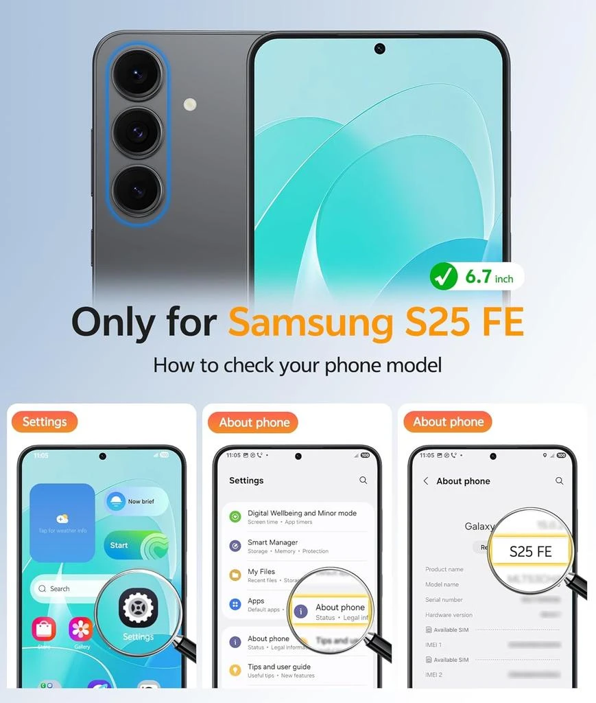 ENTRONIX Entronix Case Compatible with Galaxy S25 FE - Triple-Layer Heavy Duty Protection 2