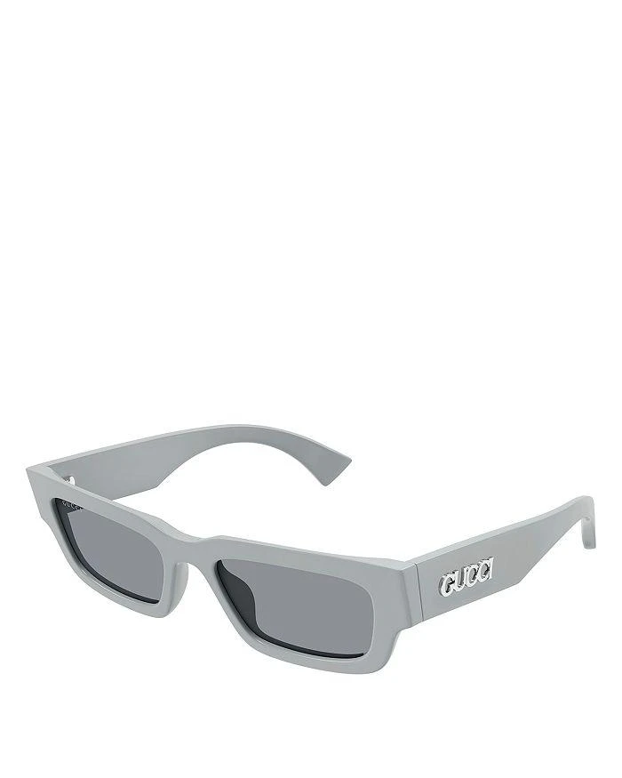 NEW Gucci GG1692S White Square Logo Sunglasses $445 Gucci GG1692S 003 Square White Sunglasses | SmartBuyGlasses US main image 3