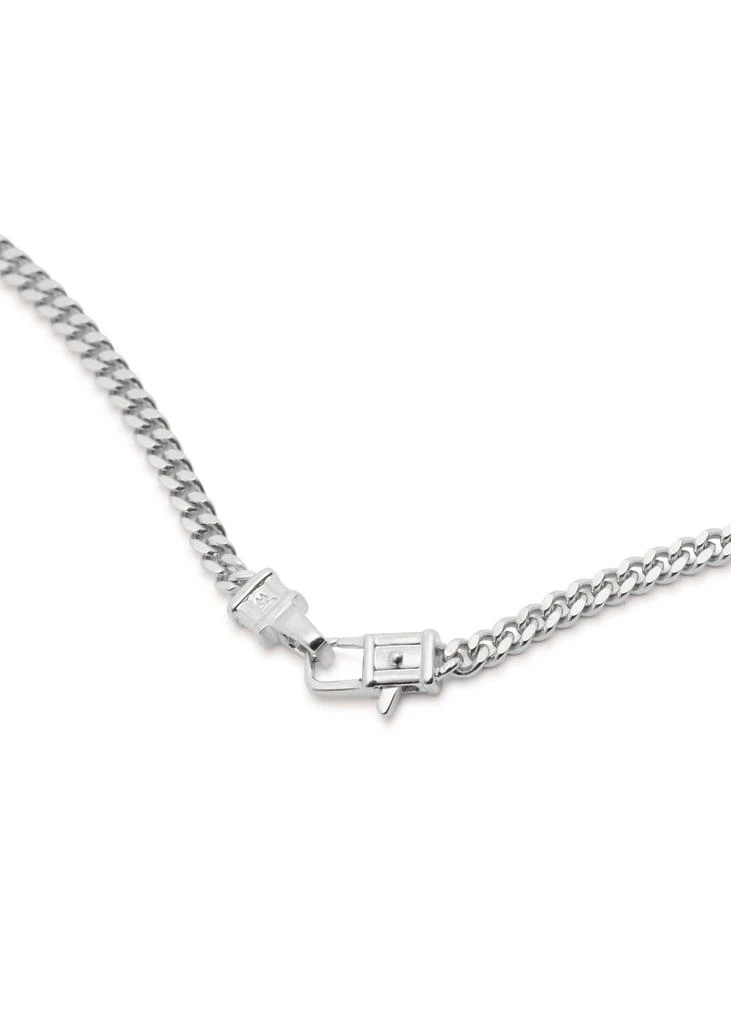 Tom Wood Curb M sterling silver chain necklace 3
