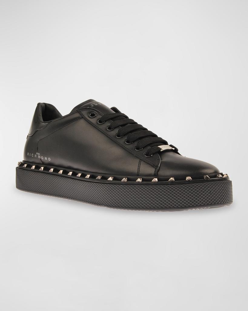 John Richmond Men's Studded Low-Top Sneakers