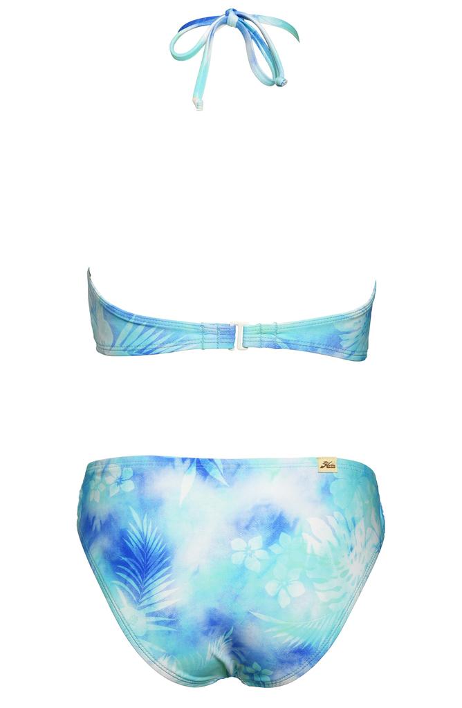Hobie Kids' Tie Dye Crochet Trim Two-Piece Swimsuit