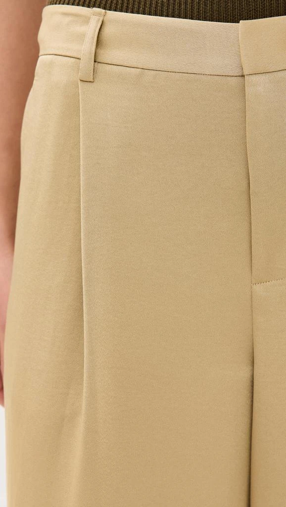 Vince Mid Rise Satin Culottes 5