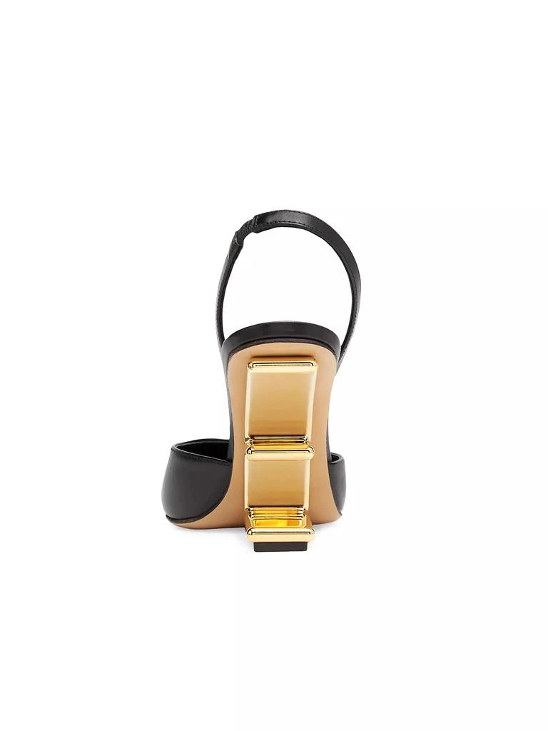 Fendi Fendi First Leather Slingback Pumps 3