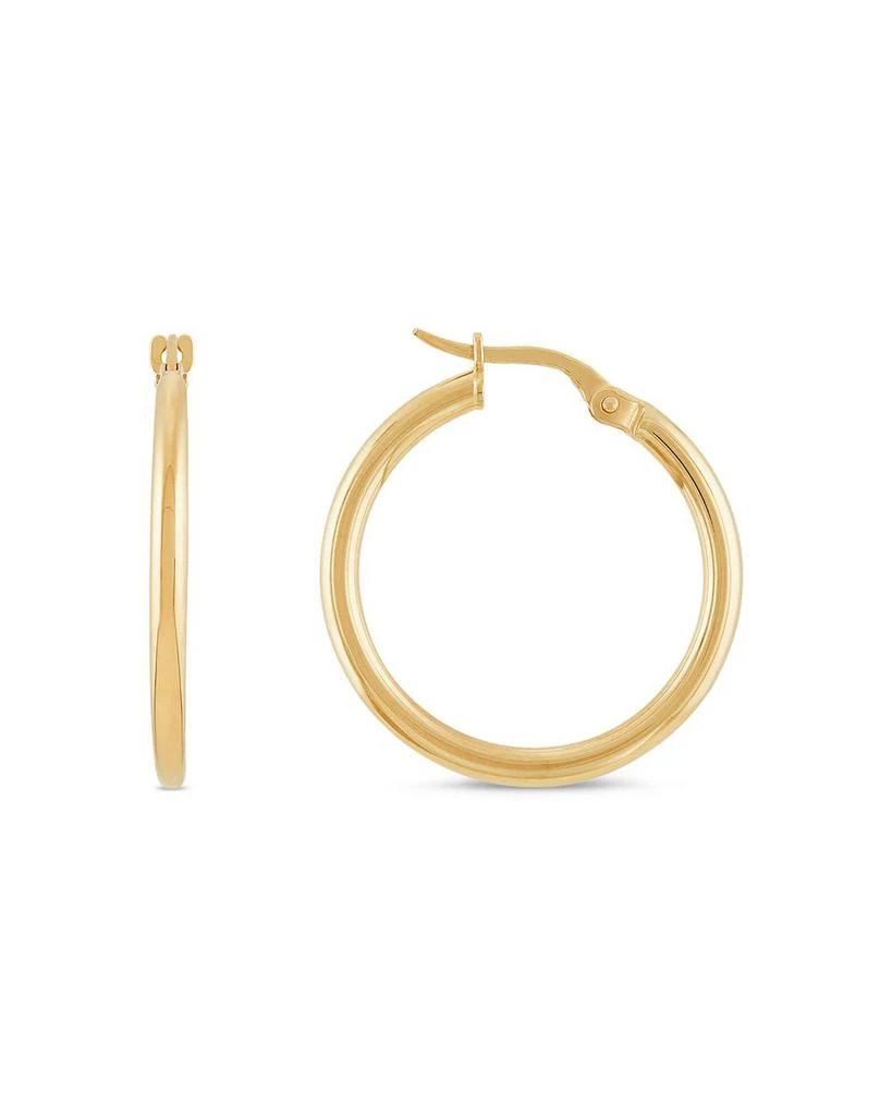 Alberto Amati 14K Yellow Gold Polished Hoop Earrings 1