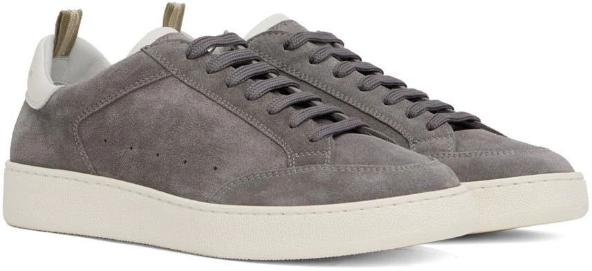 Officine Creative Gray 'The Dime 001' Sneakers 4