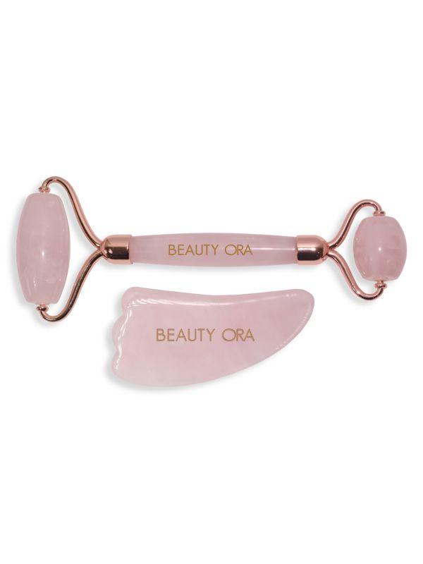 Beauty ORA 2-Piece Crystal Roller & Gua Sha Set
