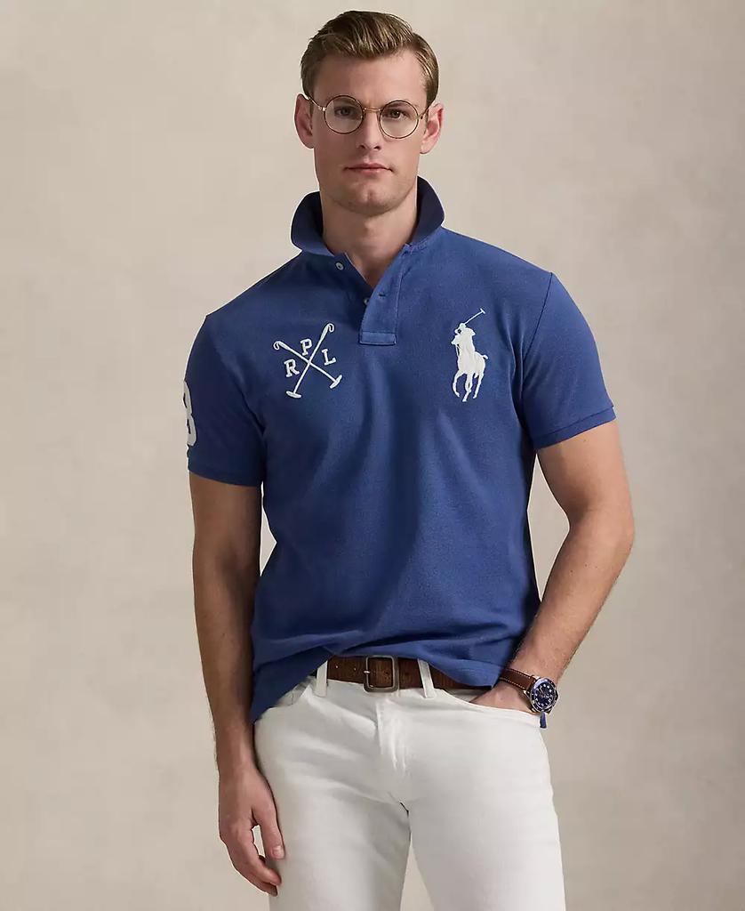 Ralph Lauren Men's Custom Slim Fit Big Pony Mesh Polo Shirt