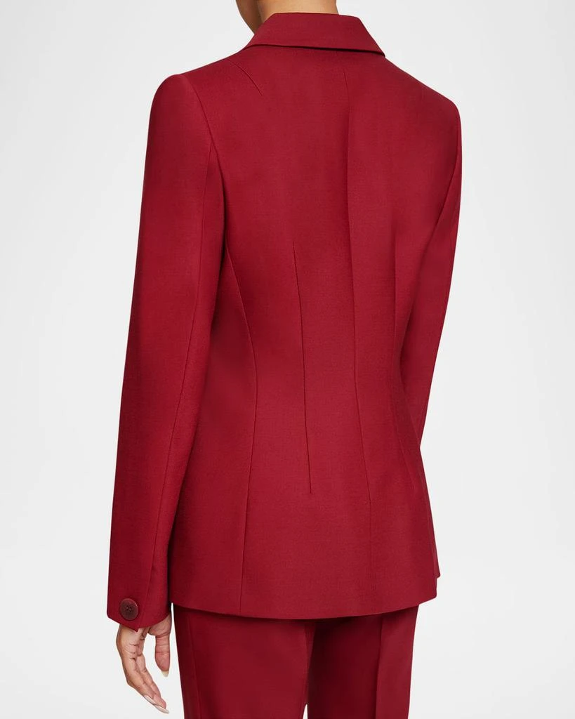 Santorelli Single-Button Asymmetric Blazer 3