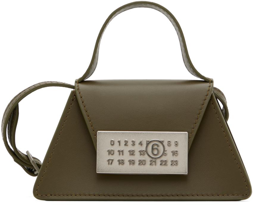 MM6 MM6 Maison Margiela Numbers-Patch Zipped Crossbody Bag