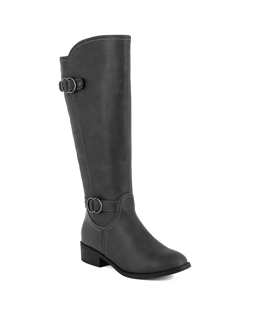 JONES NEW YORK Women's Leandraa Wide Calf Knee High Riding Boots 1