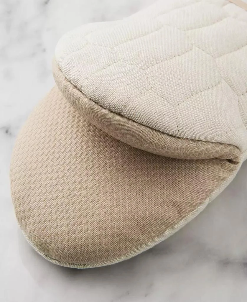 Martha Stewart Honeycomb Quilted Chambray Mini Oven Mitt Set, 5.5" x 8" 2