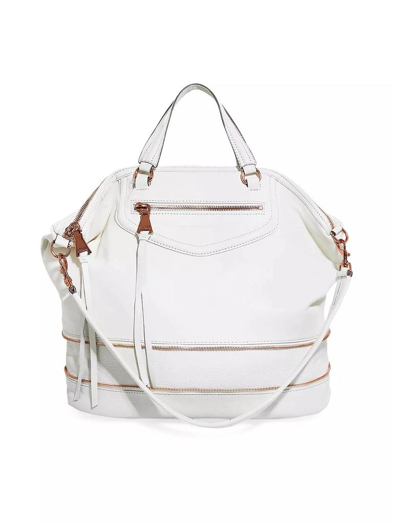 Aimee Kestenberg Worth It Leather Expandable Tote Bag 1