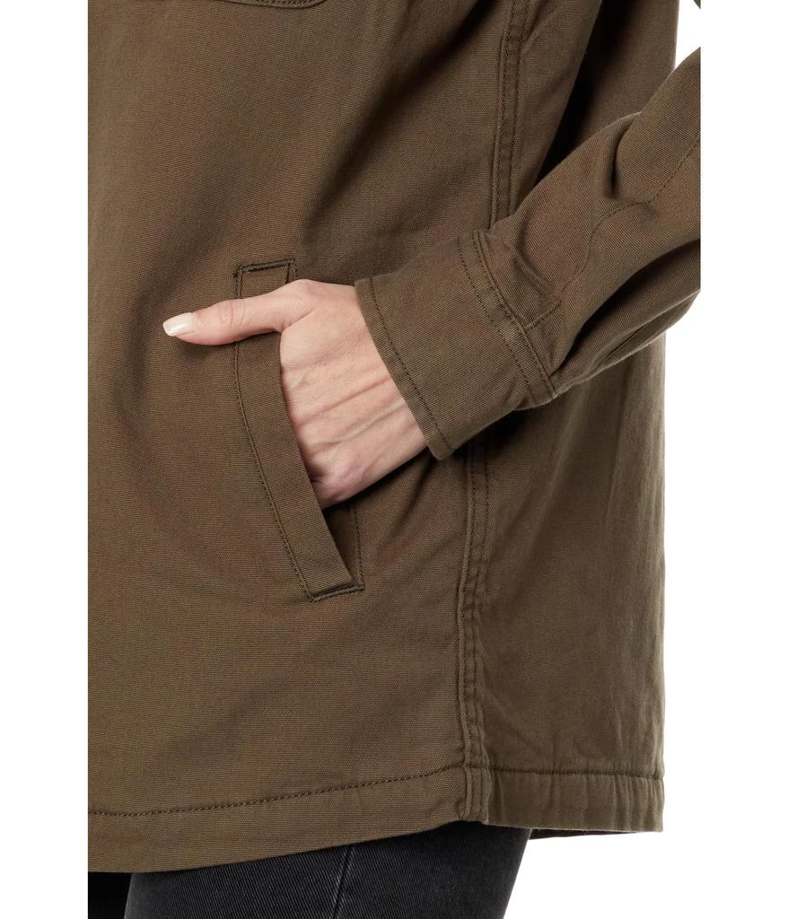 Carhartt Rugged Flex® Loose Fit Canvas Fleece-Lined Shirt Jacket 3