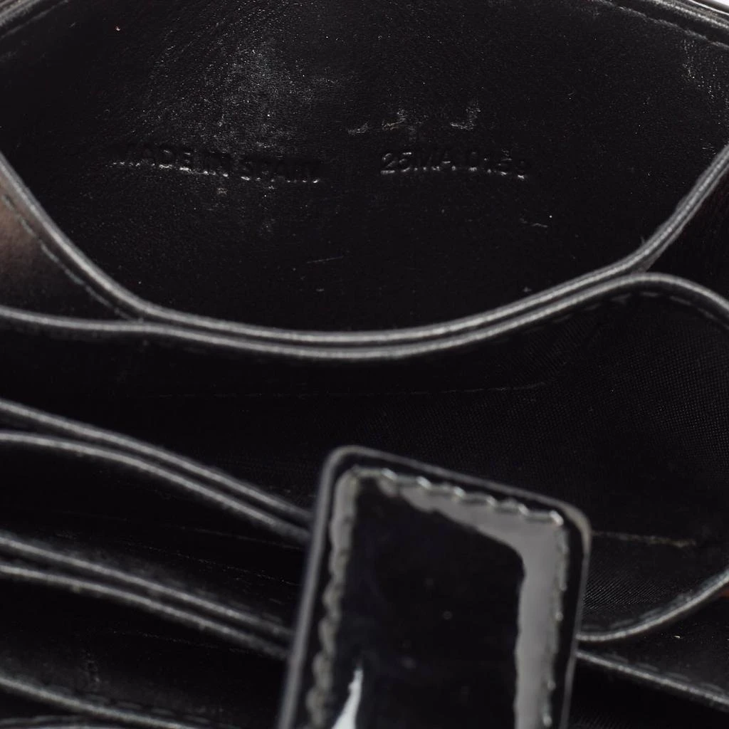 Dior Dior Black Cannage Patent Leather Lady Dior 5 Gusset Card Holder 2
