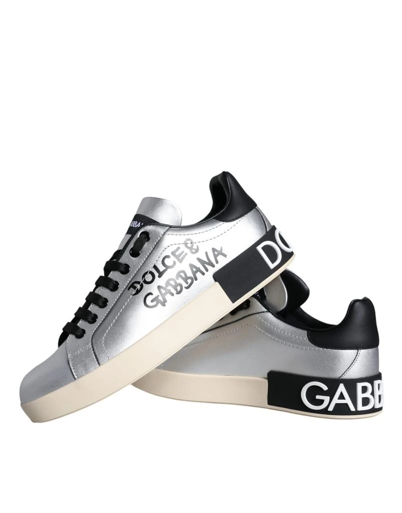 Dolce & Gabbana Dolce & Gabbana  Portofino Calf Leather Sneakers Women's Shoes 1