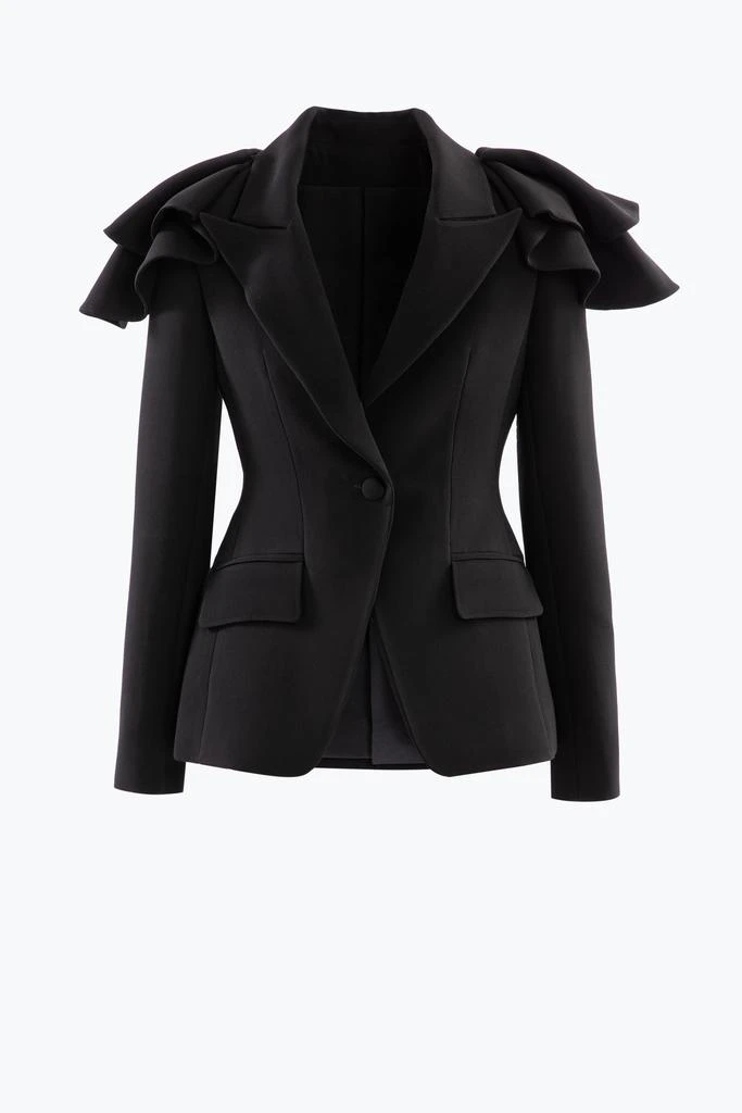 Saiid Kobeisy Ruffled Tailored Jacket 2