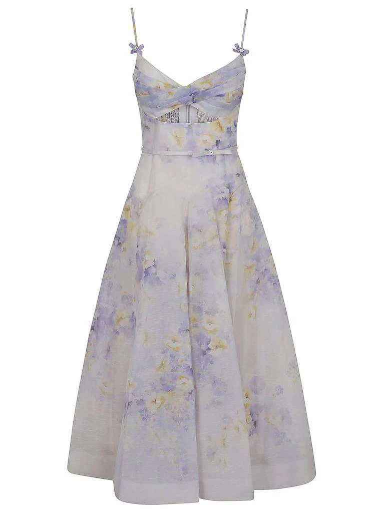 Zimmermann Zimmermann Crush Twist Front Midi Dress 1