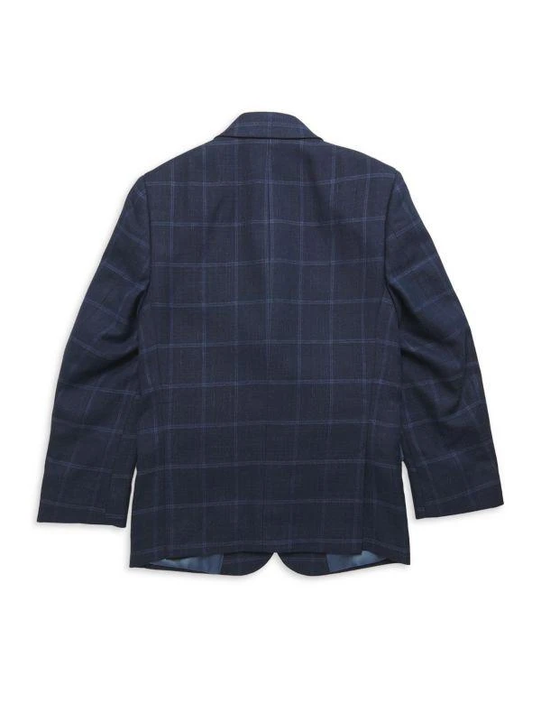 Tallia Boy's Windowpane Check Blazer 2