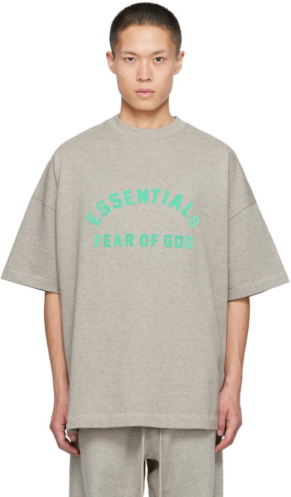 Fear of God ESSENTIALS Gray Crewneck T-Shirt 1